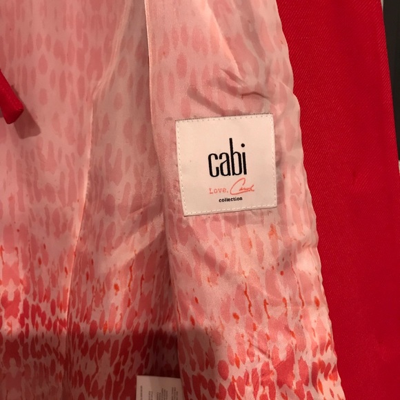 Cabi Collection red Beau bow blazer #3035 cropped size 2 - Picture 3 of 10